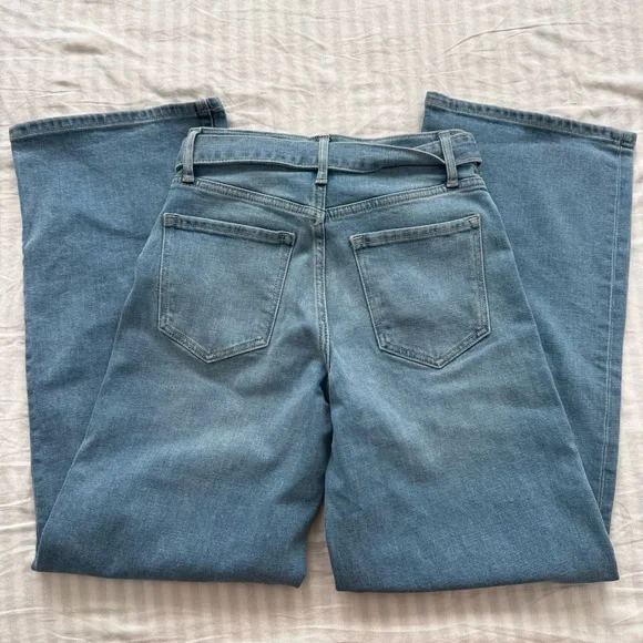 Banana Republic Light Blue Denim Wide Leg Jeans - Picture 2 of 8